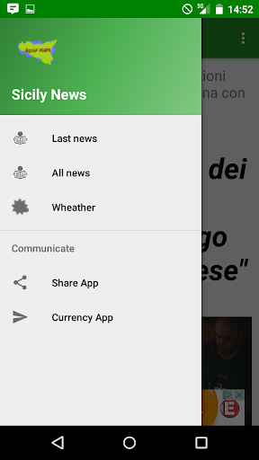 Android application Sicily News screenshort