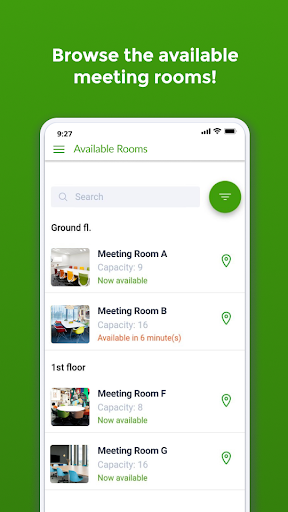 Android application SAM Meeting Rooms screenshort