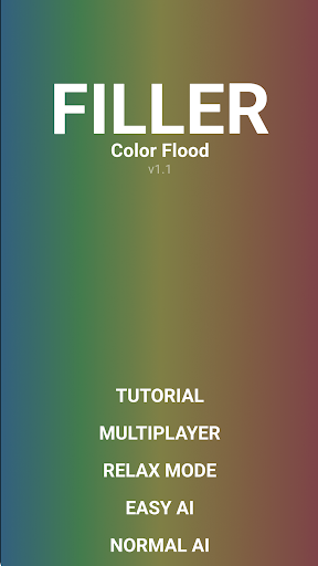 Android application Filler: Flood It screenshort