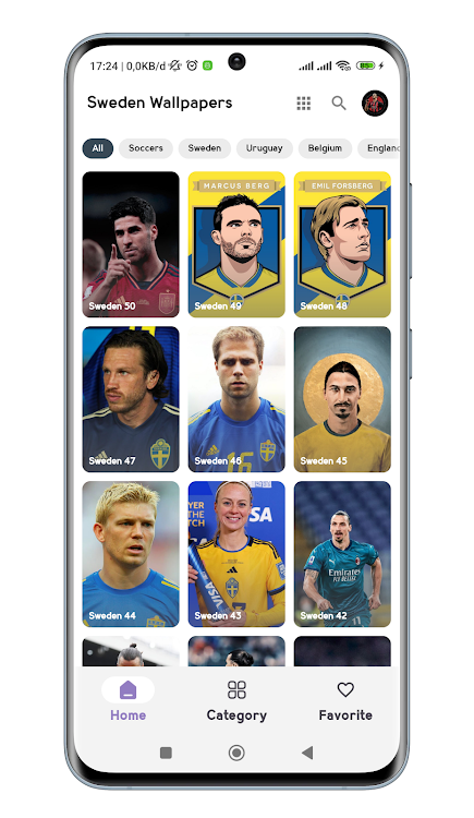 Sweden Football Team Wallpaper - 1.0.10 - (Android)