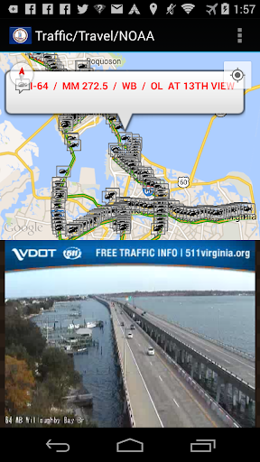 Android application Virginia Traffic Cameras screenshort