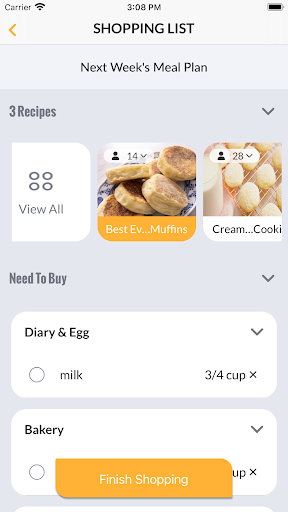 Linq Kitchen mobile Screen 2