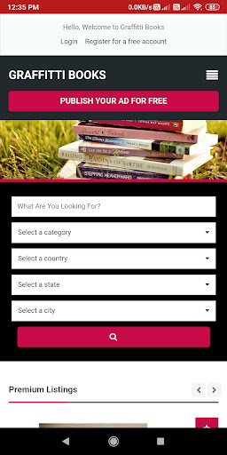 Android application Graffitti Books - Used Books screenshort