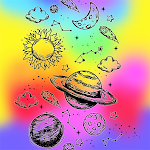 Cover Image of डाउनलोड Colorful Light Space-Wallpaper  APK