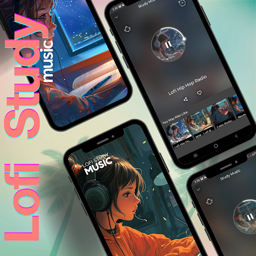 Android application Lofi Study Music screenshort
