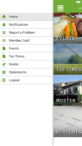 Android application Markland Wood Golf Club screenshort