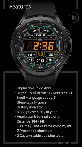 BRN006 : Watch Face Screen 3