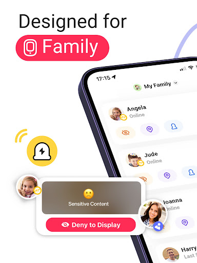 Screenshot of JusTalk Family Messenger