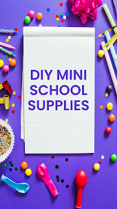 Diy mini school supplies