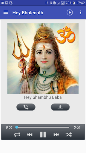 Bholenath Bhajan Screenshot 1 - AppWisp.com