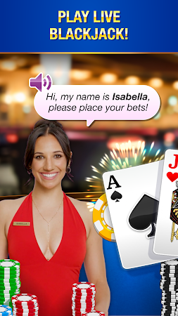 Game screenshot Blackjack Live Casino 21 mod apk