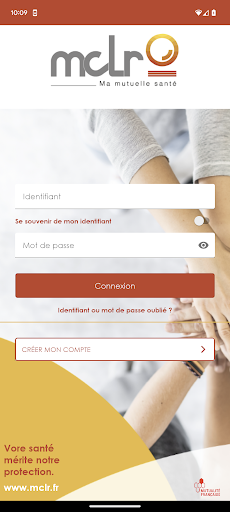 Android application Ma mutuelle MCLR screenshort