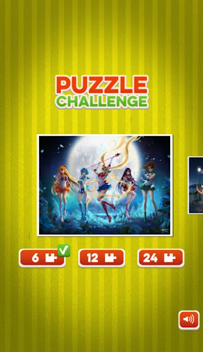 Sailor Moon Puzzle Game