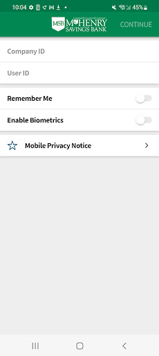Android application MSBBusMobile screenshort
