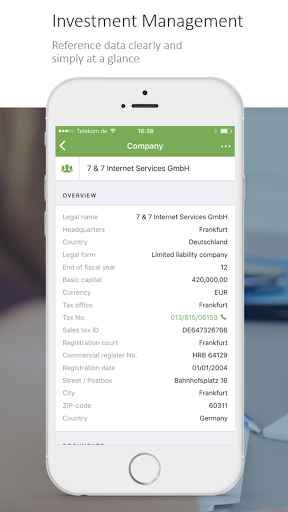 Android application otris corporate screenshort
