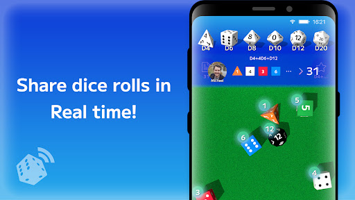 Android application Remote Dice 3D - RPG Dice Roll screenshort