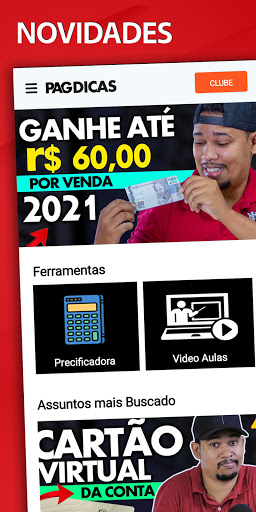 Android application PagDicas Taxa Zero screenshort
