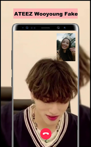 ATEEZ Wooyoung Fake Call Screen 2