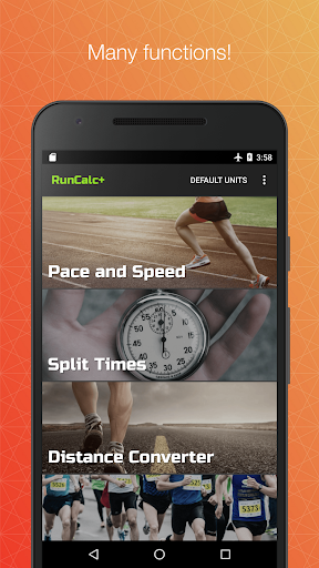Android application RunCalc+ Running Calculator Pa screenshort