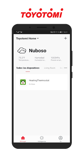 Android application Toyotomi Home screenshort