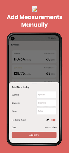 BP Log - Blood Pressure Diary