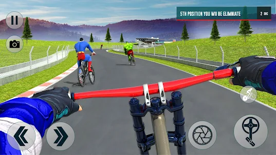 BMX Cycle Race Superhero Games