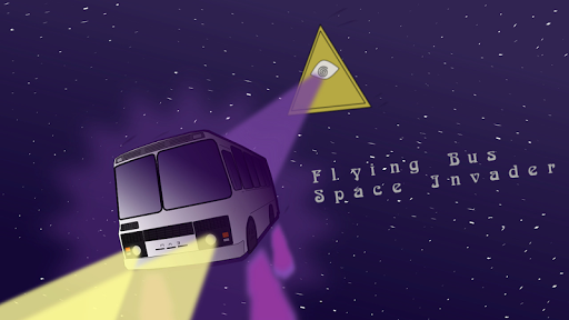 Android application Flying Bus Space Invader screenshort