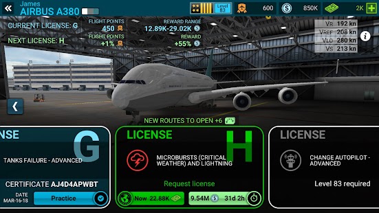 AIRLINE COMMANDER - Flugspiel Screenshot