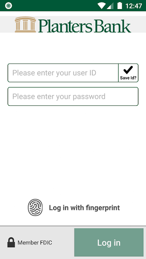 Planters Bank Business Mobile Screen 2