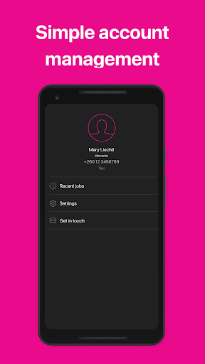 GO Driver application Screen 3