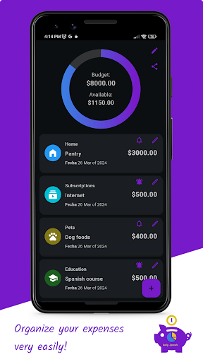 Daily Spends - Spending plan Screen 2