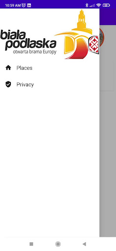 Android application Places Biala Podlaska screenshort