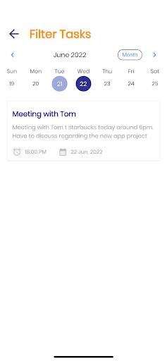 Task Manager - Schedule Plan
