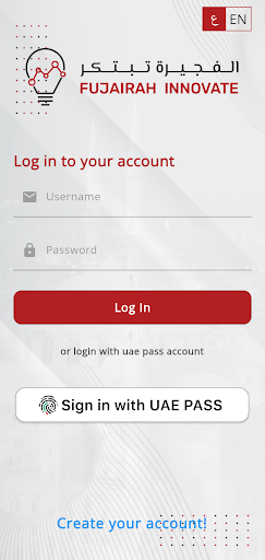 Android application Fujairah Innovate screenshort