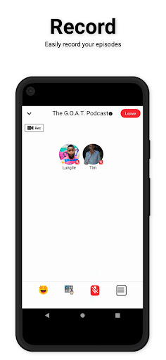 Chatterbox: Social Podcast Screen 3