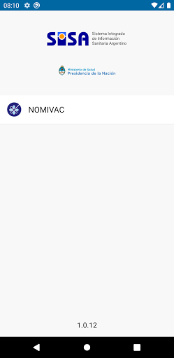 Android application NOMIVAC screenshort
