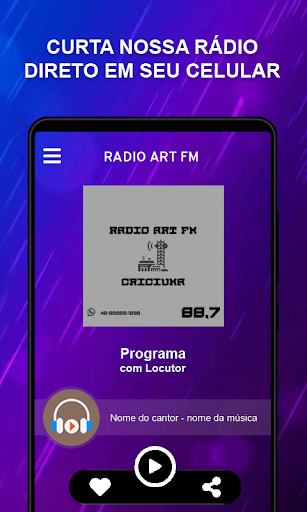 Android application RADIO ART FM screenshort