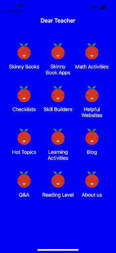Android application Dear Teacher screenshort