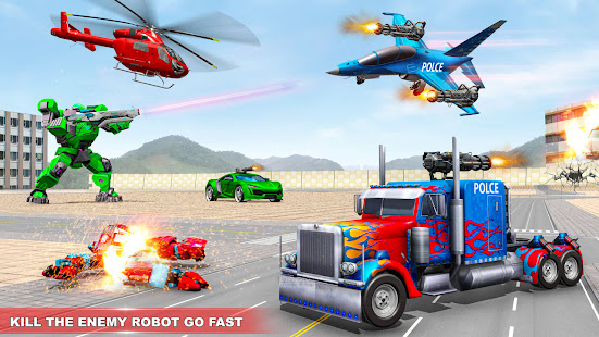 Police Truck Robot Game u2013 Dino 1.3.3 screenshots 13