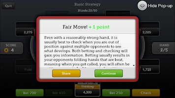 screenshot of Tournament Poker Coach