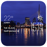 Winnipeg weather widget/clock icon