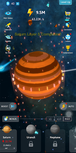 Idle Galaxy-Planet Creator screenshots 4