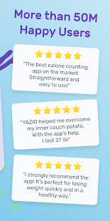 YAZIO Food & Calorie Counter Screenshot