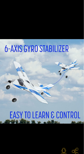 Android application remote control airplane guide screenshort