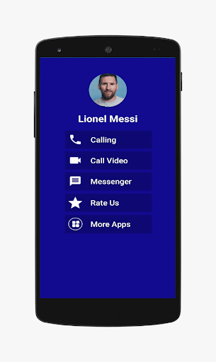 Android application Leo Messi Call Video and Chat screenshort