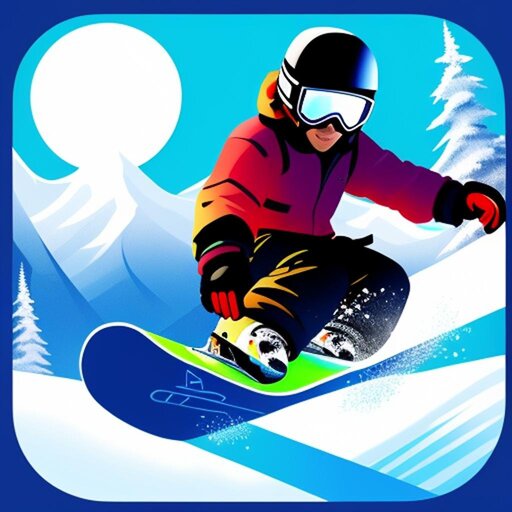 Crazy snow challenge logo