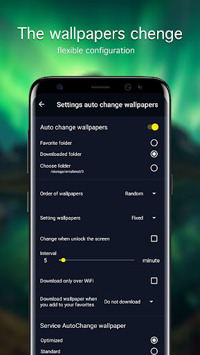 Screenshot of Aurora Borealis Wallpapers