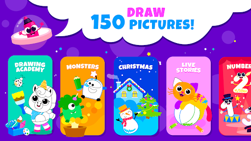 Bini Toddler Drawing Games!  screenshots 1