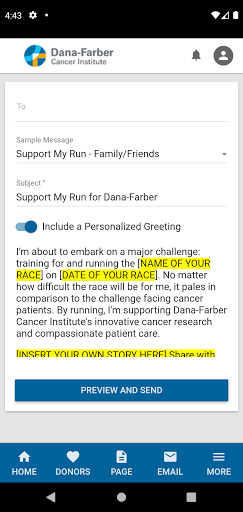 Dana-Farber Fundraising Screen 3