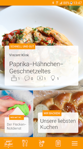 Android application ARD-Buffet screenshort
